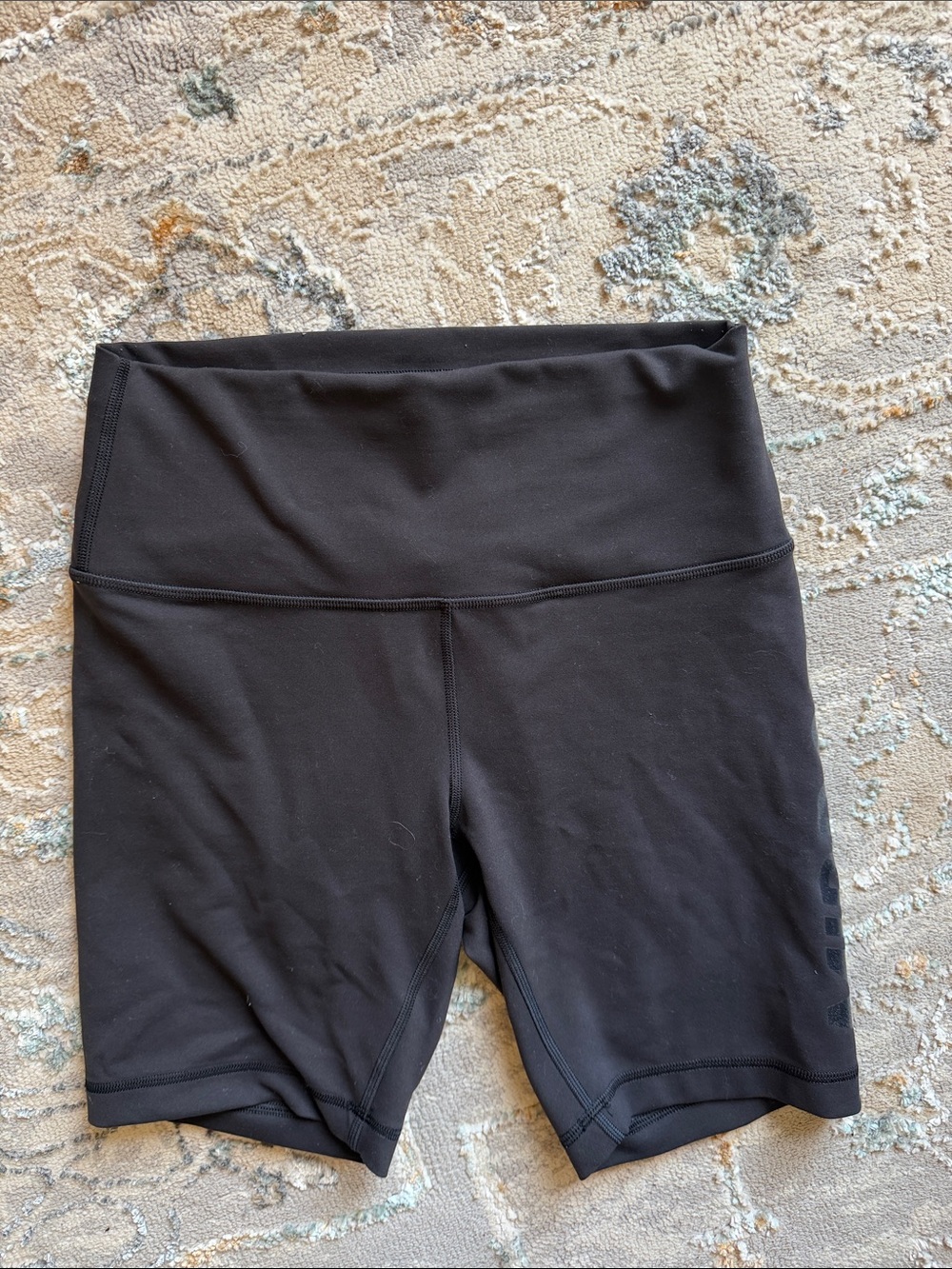 Lululemon Wunder Train “Mirror” High-Rise Bike Shorts